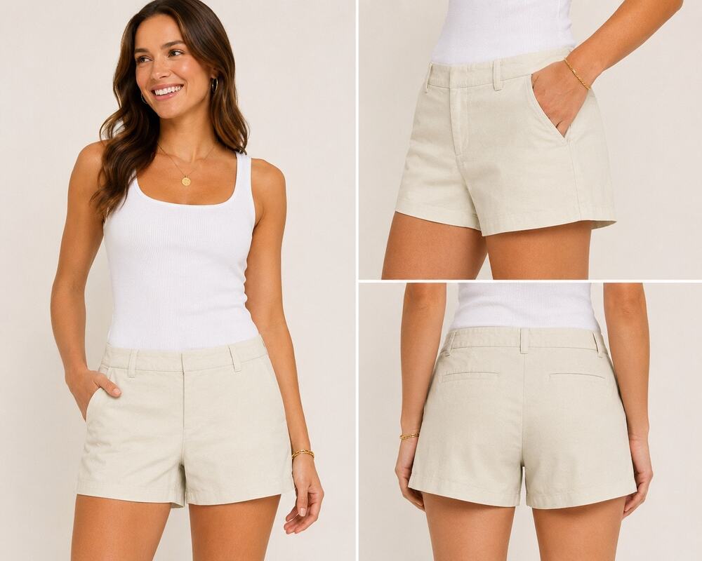 Theory Kaswi Checklist LT Tailored Shorts Size 0